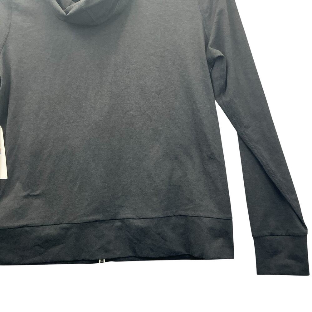 NWT Vuori Women's Halo Performance Hoodie 2.0 Black Heather Sz. M New - Picture 14 of 16